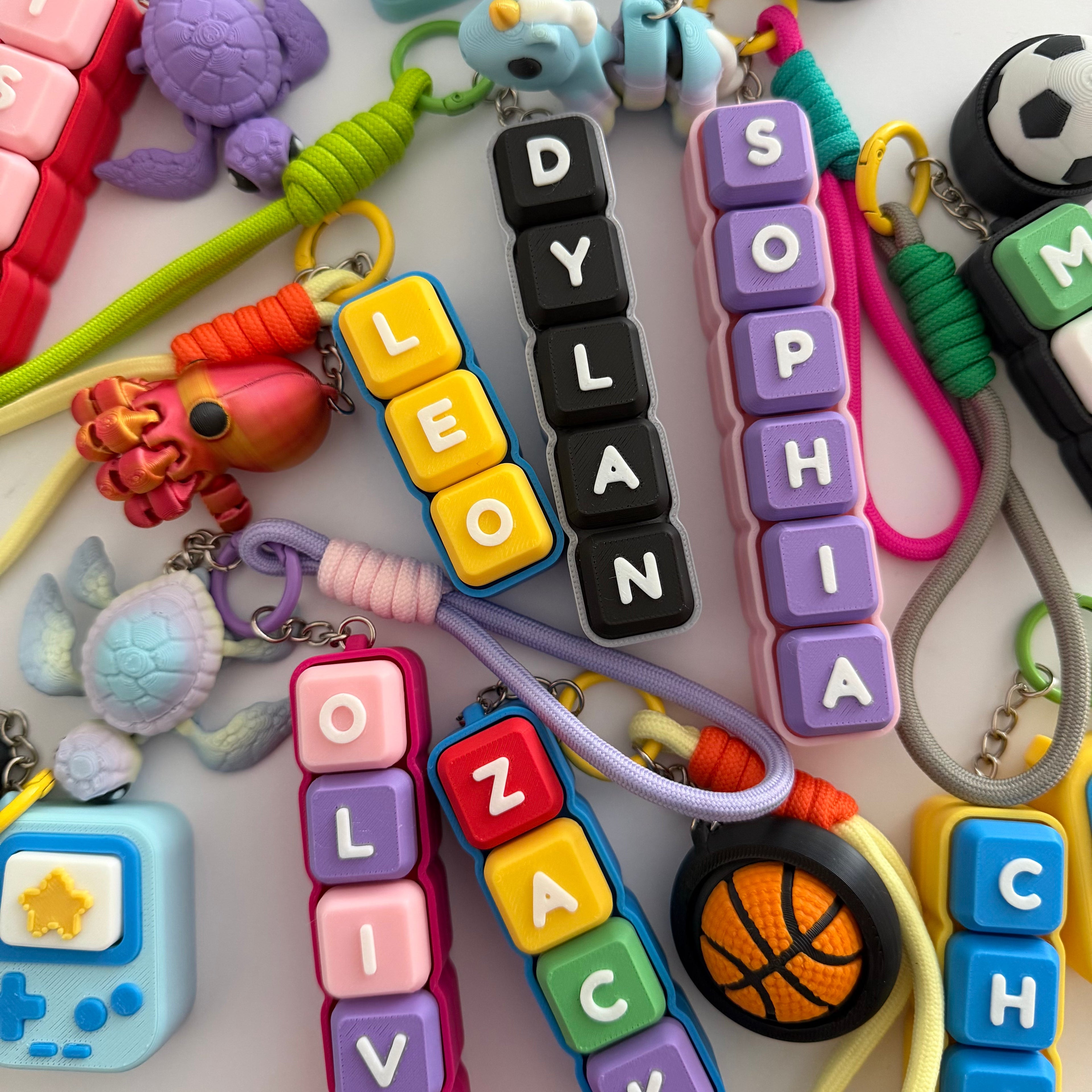 Personalised Clicky Keychains