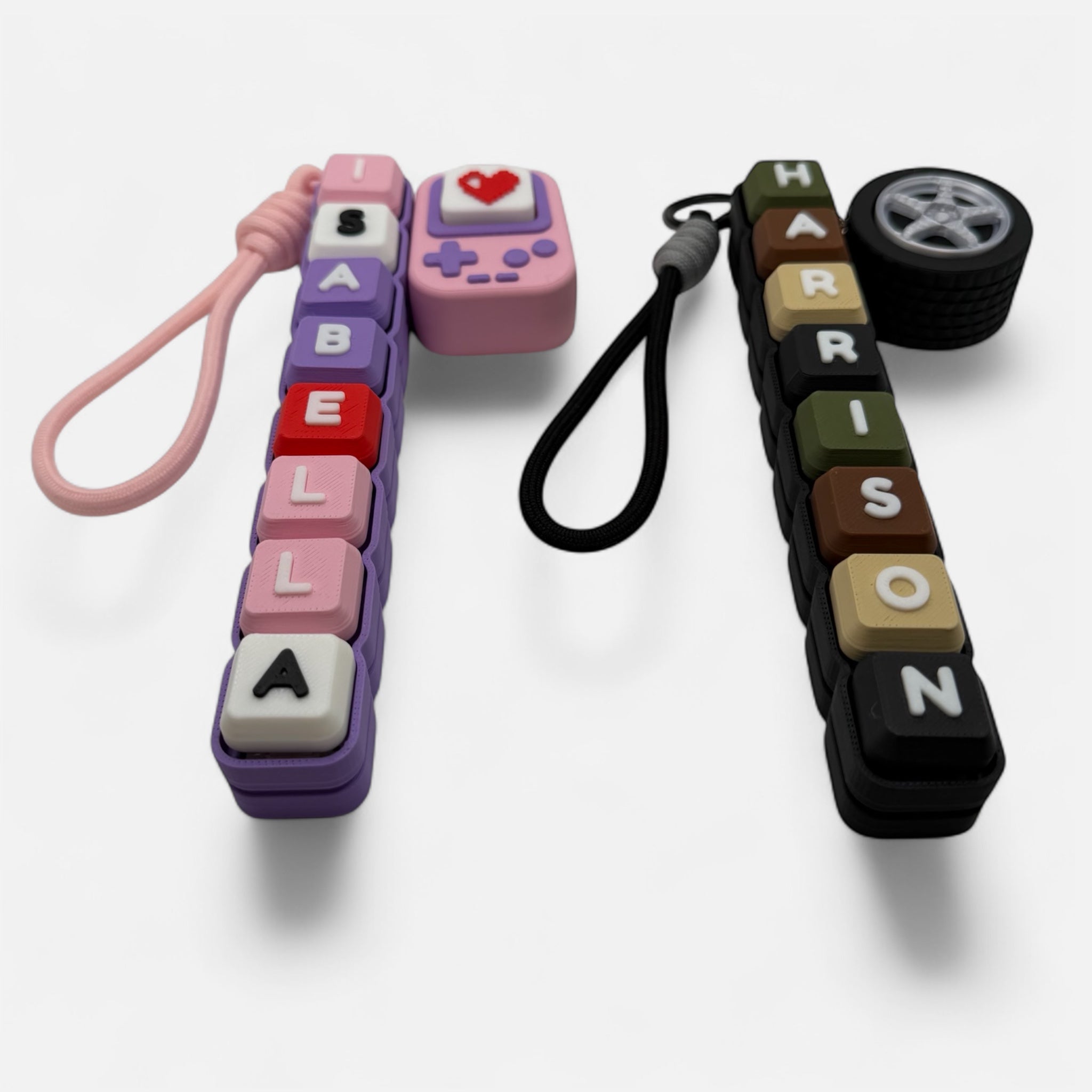 Eight Letter Clicky Keychain