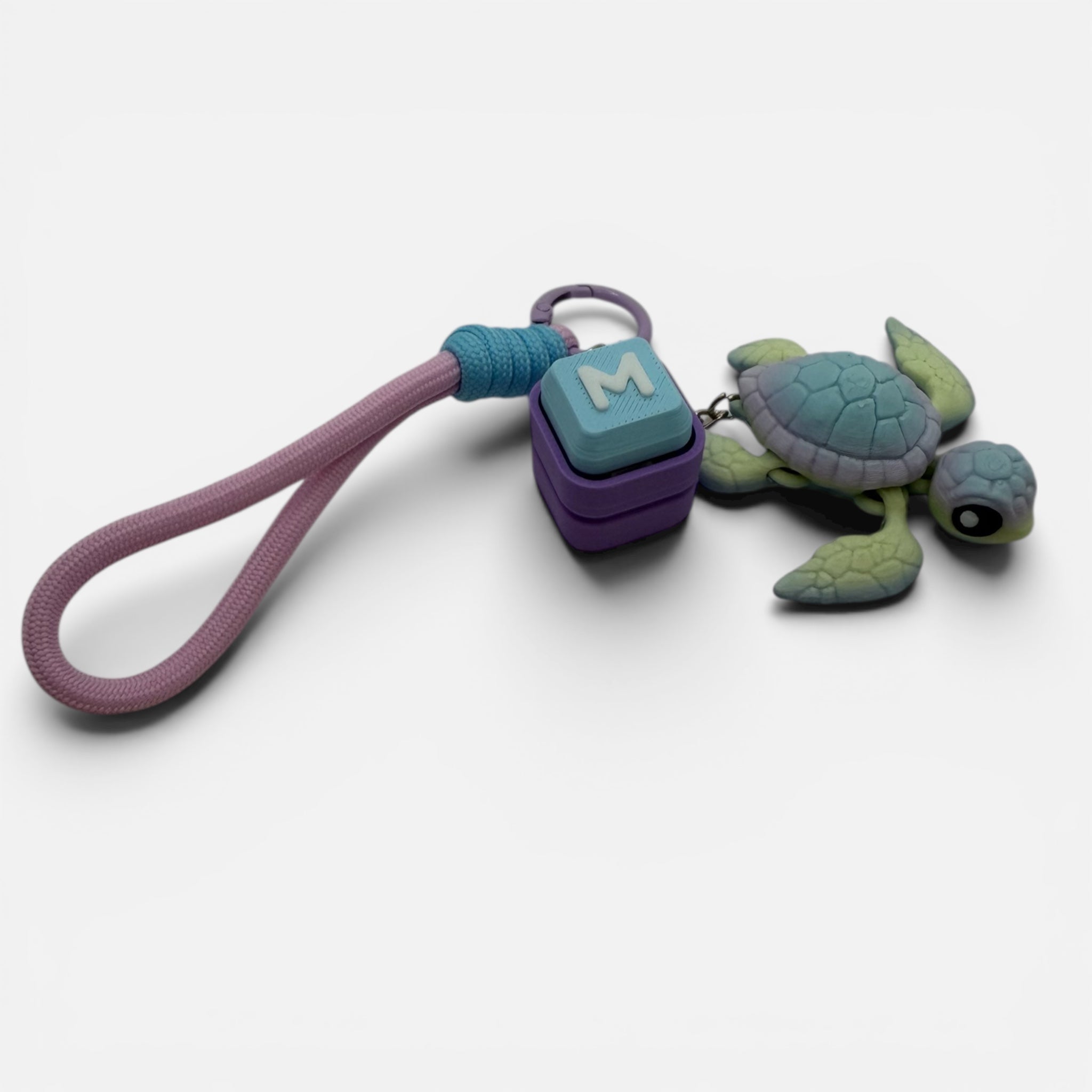 One Letter Clicky Keychain