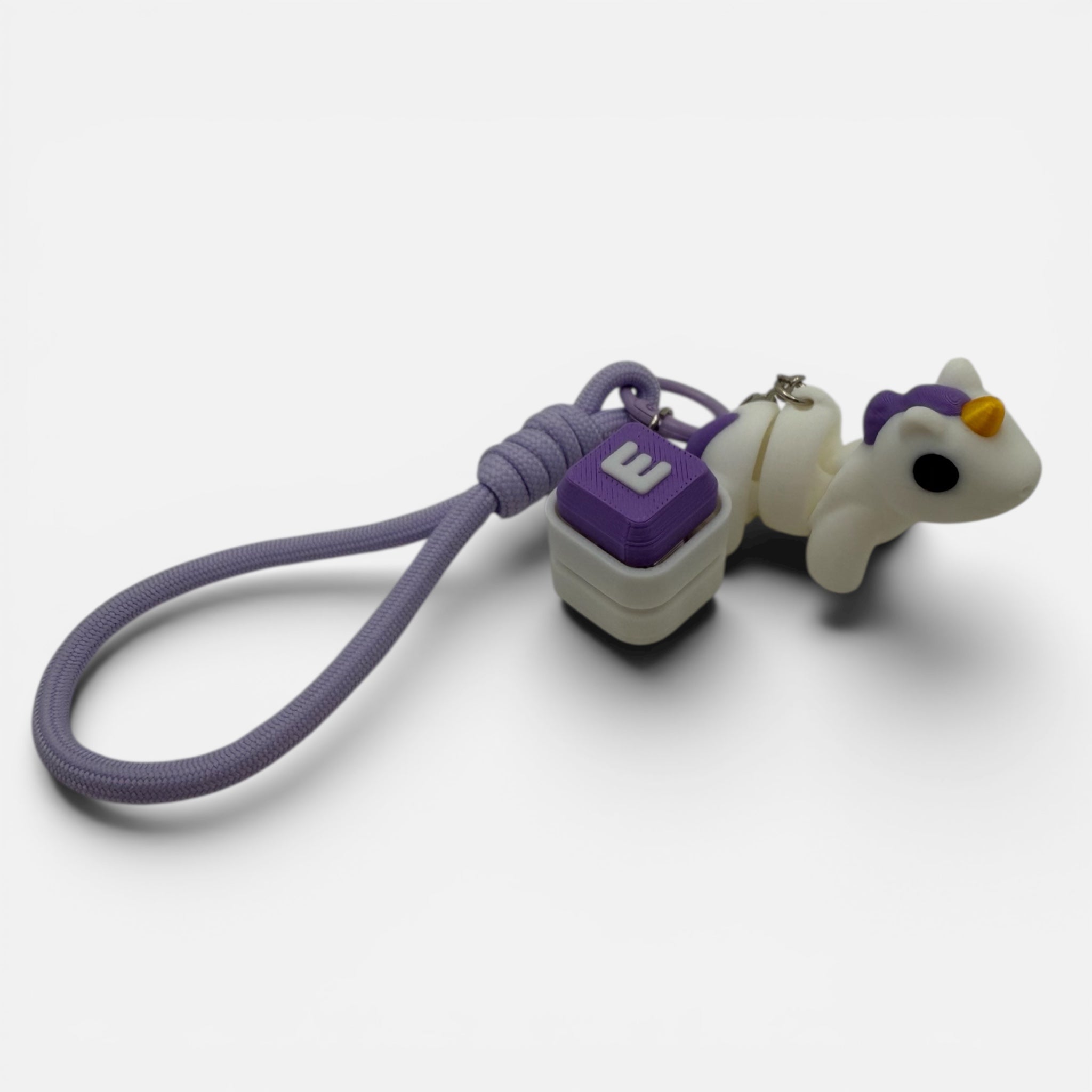 One Letter Clicky Keychain