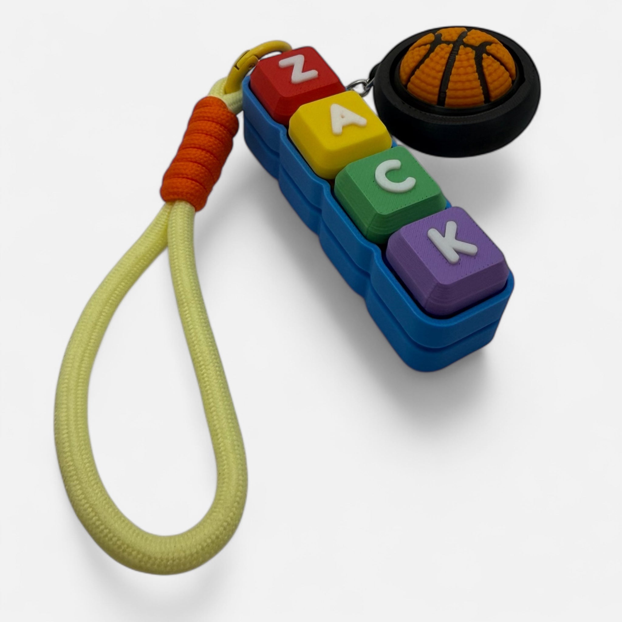 Four Letter Clicky Keychain