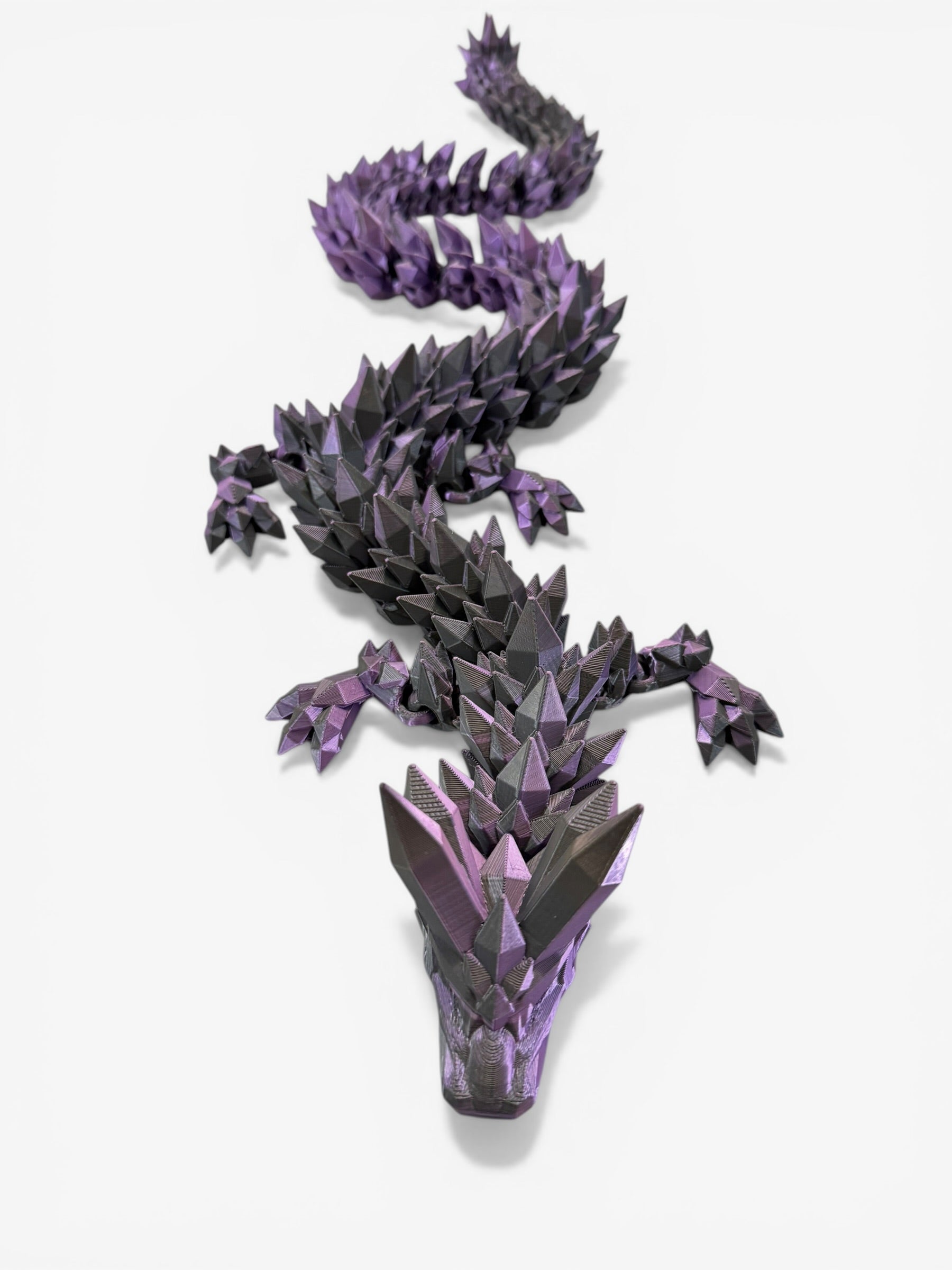 Crystal Dragon - Purple / Black