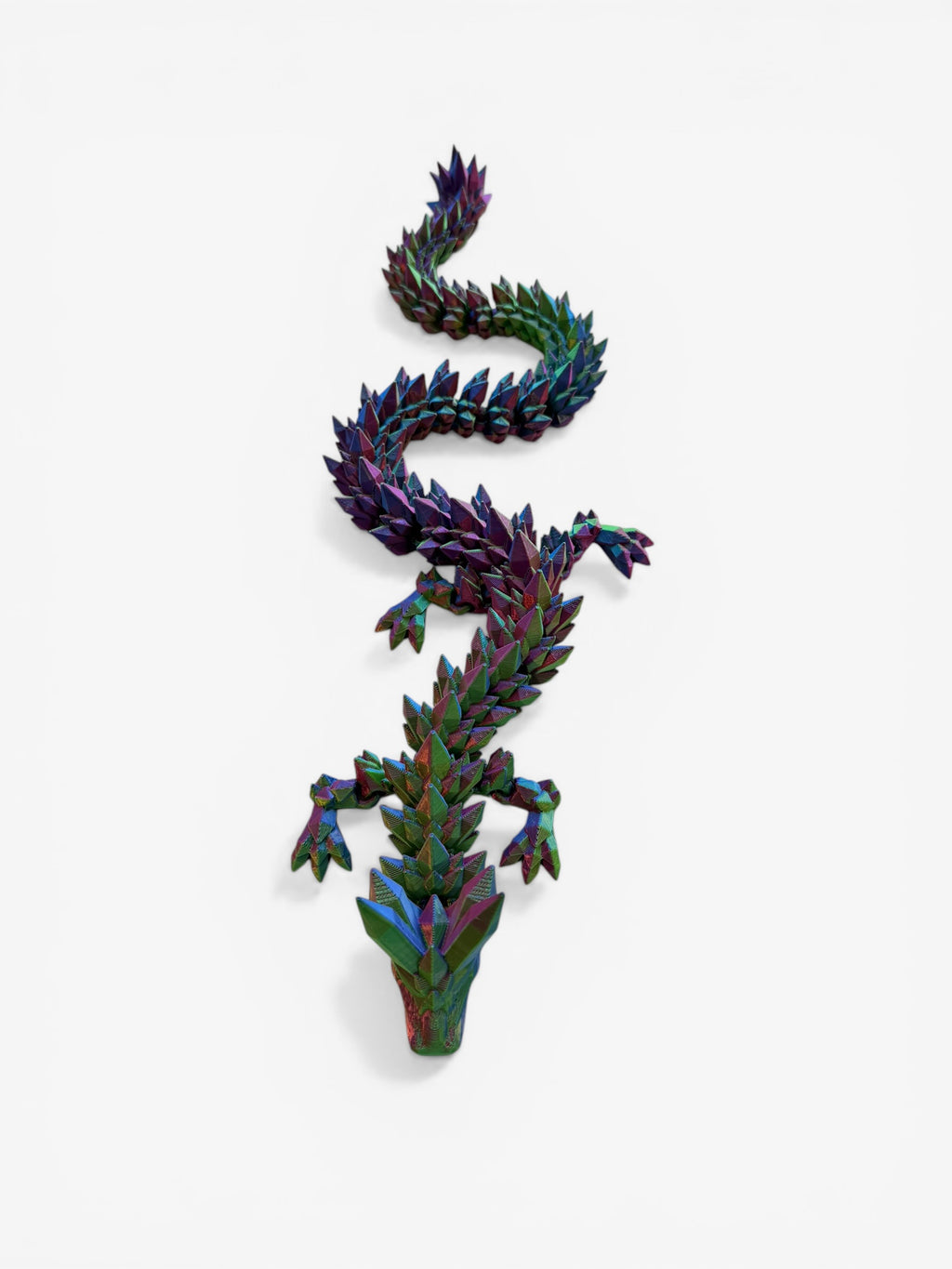 Crystal Dragon - Blue / Green / Purple