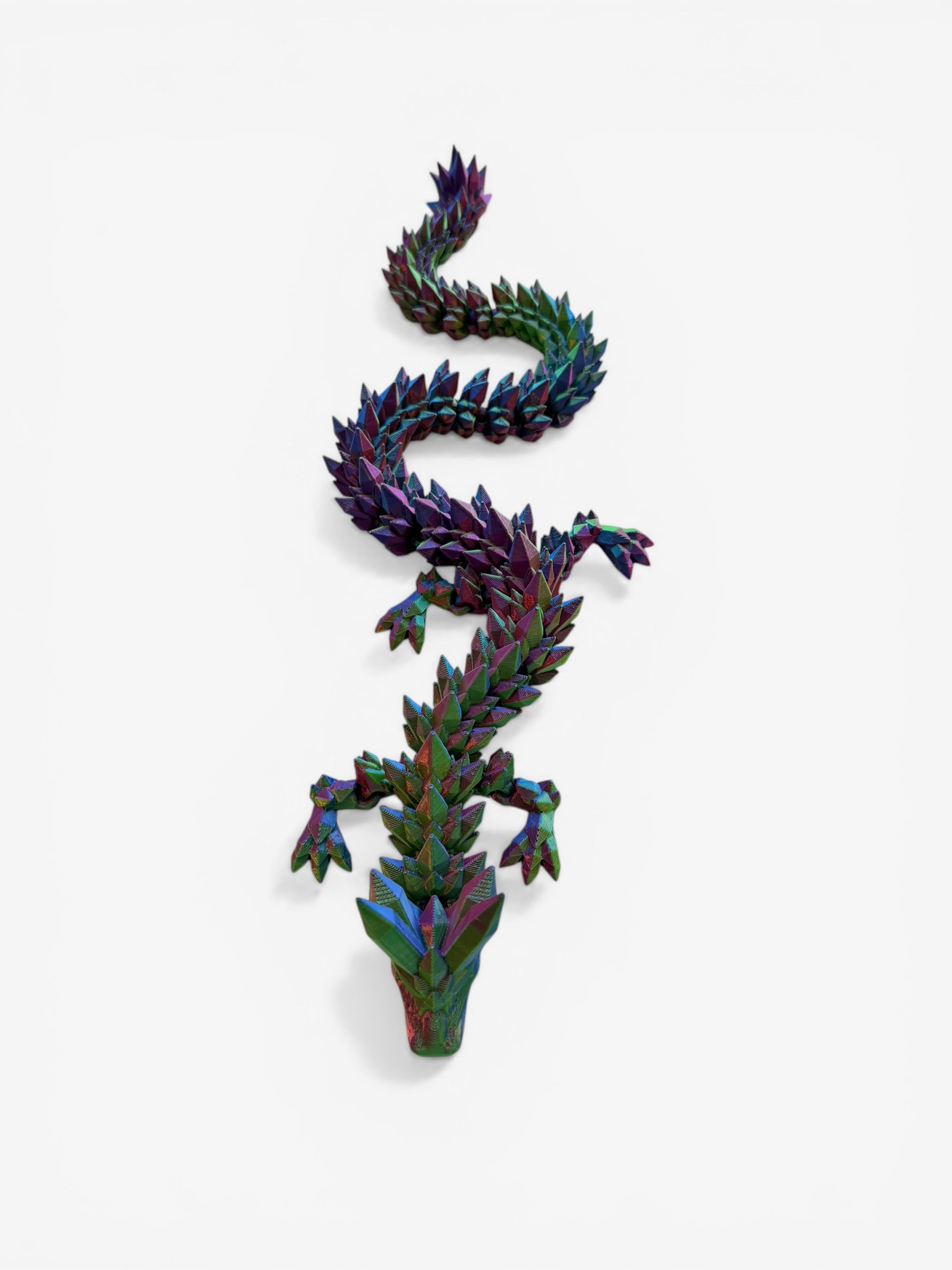 Crystal Dragon - Blue / Green / Purple