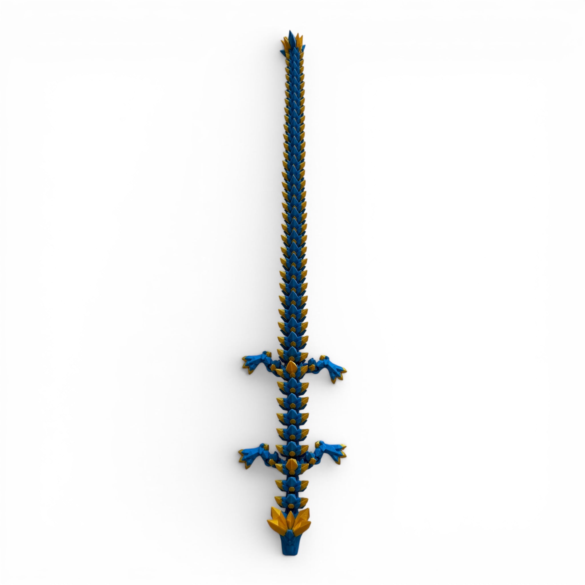 Crystal Dragon - Blue with Gold (Eels)