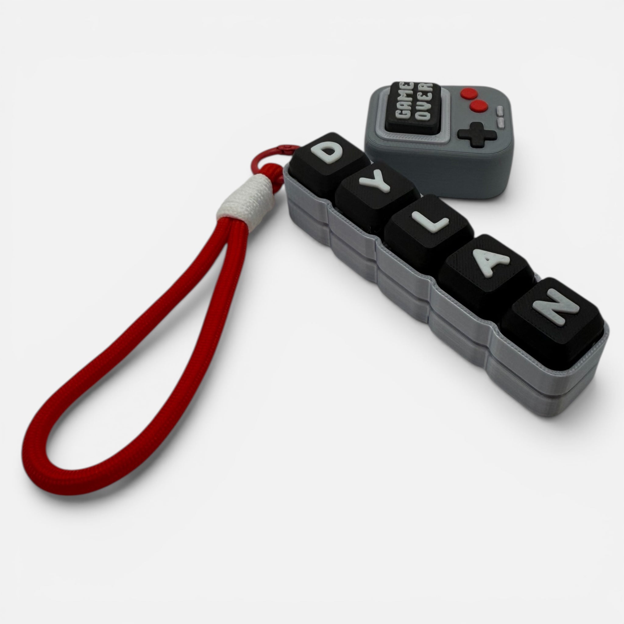 Five Letter Clicky Keychain
