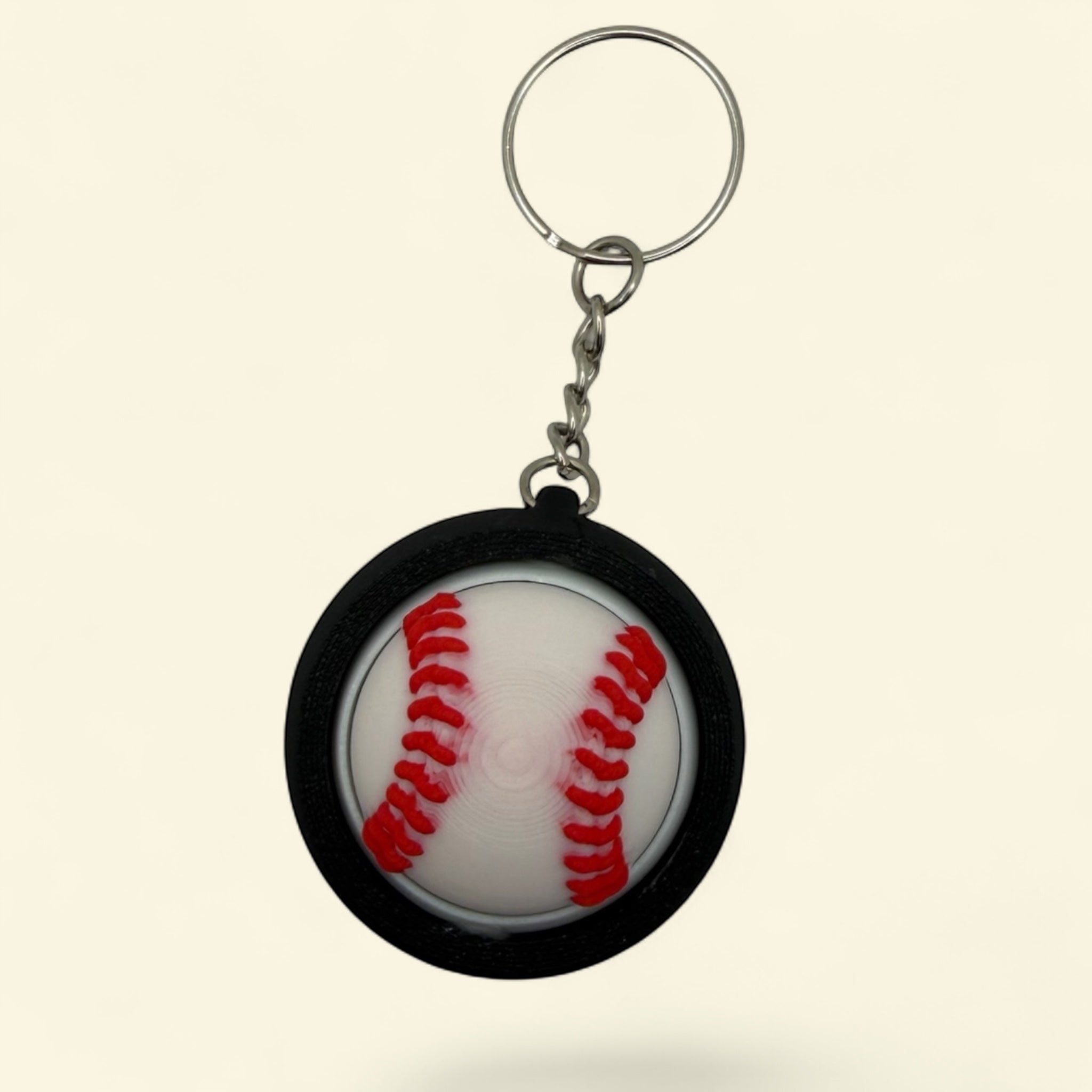 Baseball Spinner Keychain