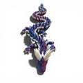 Crystal Dragon - Red / Blue with White