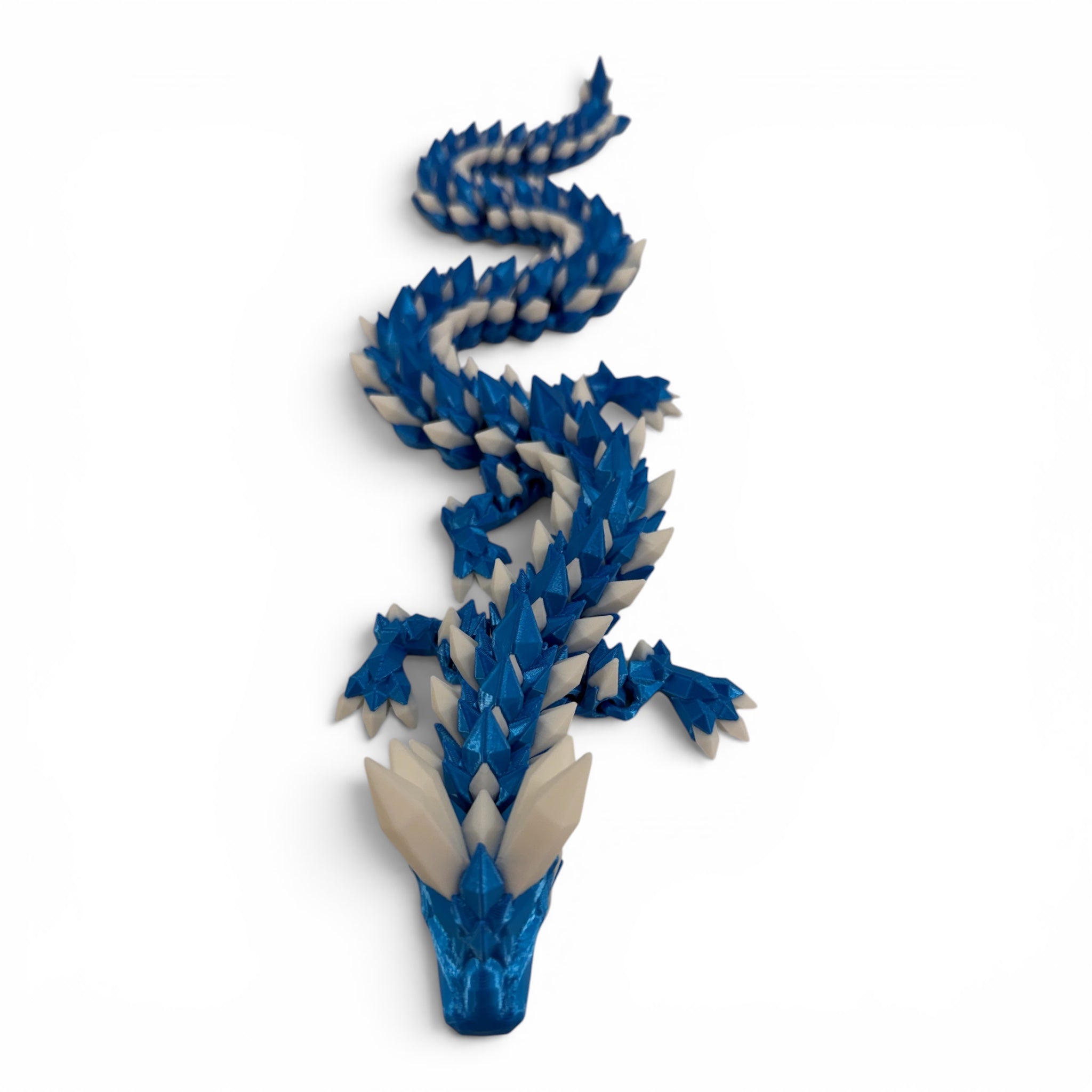 Crystal Dragon - Blue with White (Bulldogs)
