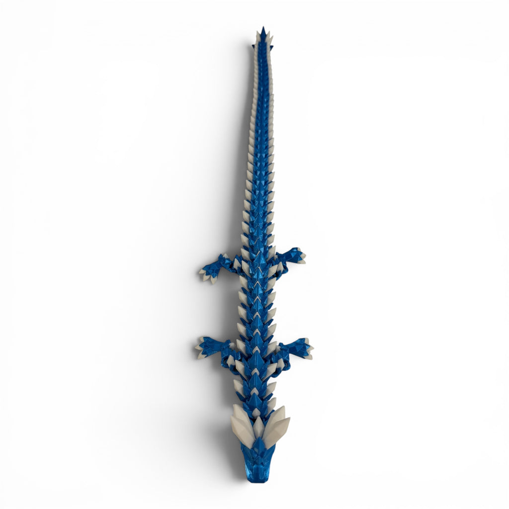 Crystal Dragon - Blue with White (Bulldogs)