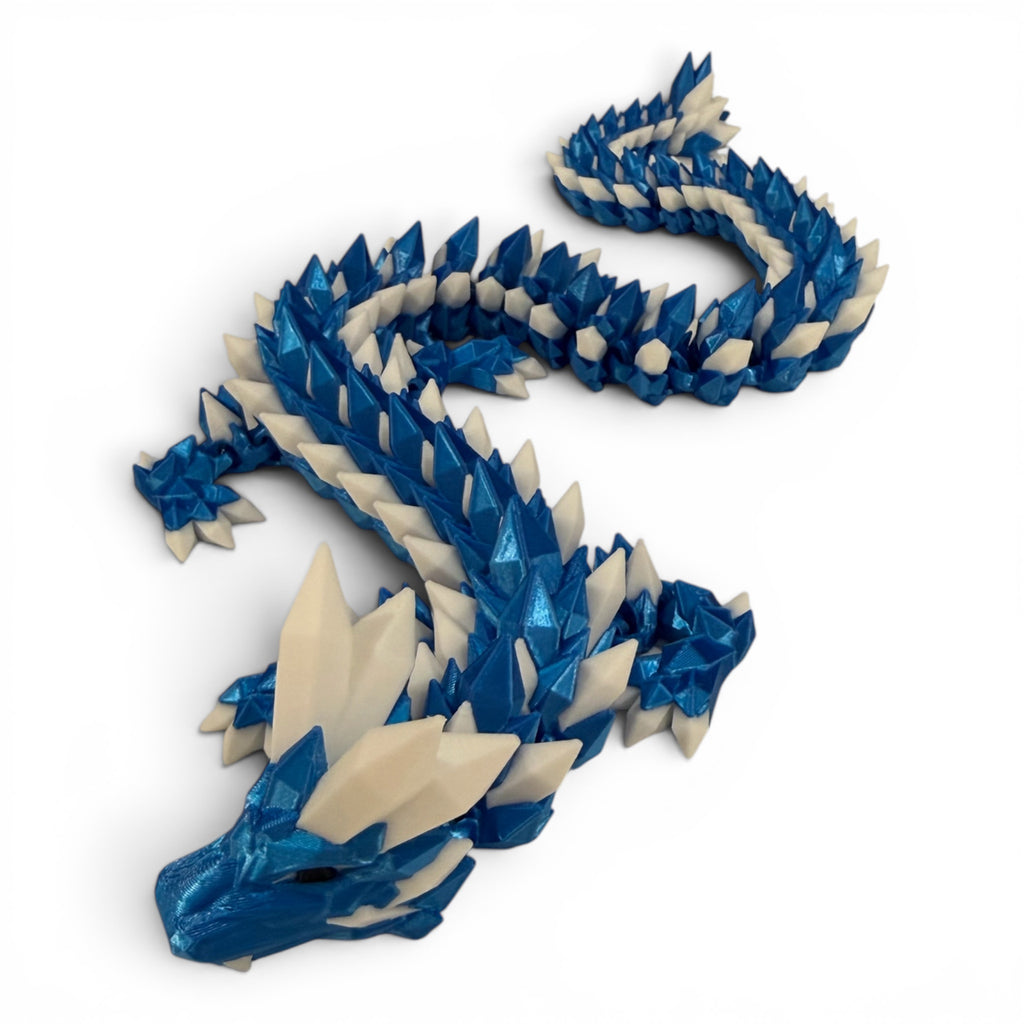 Crystal Dragon - Blue with White (Bulldogs)