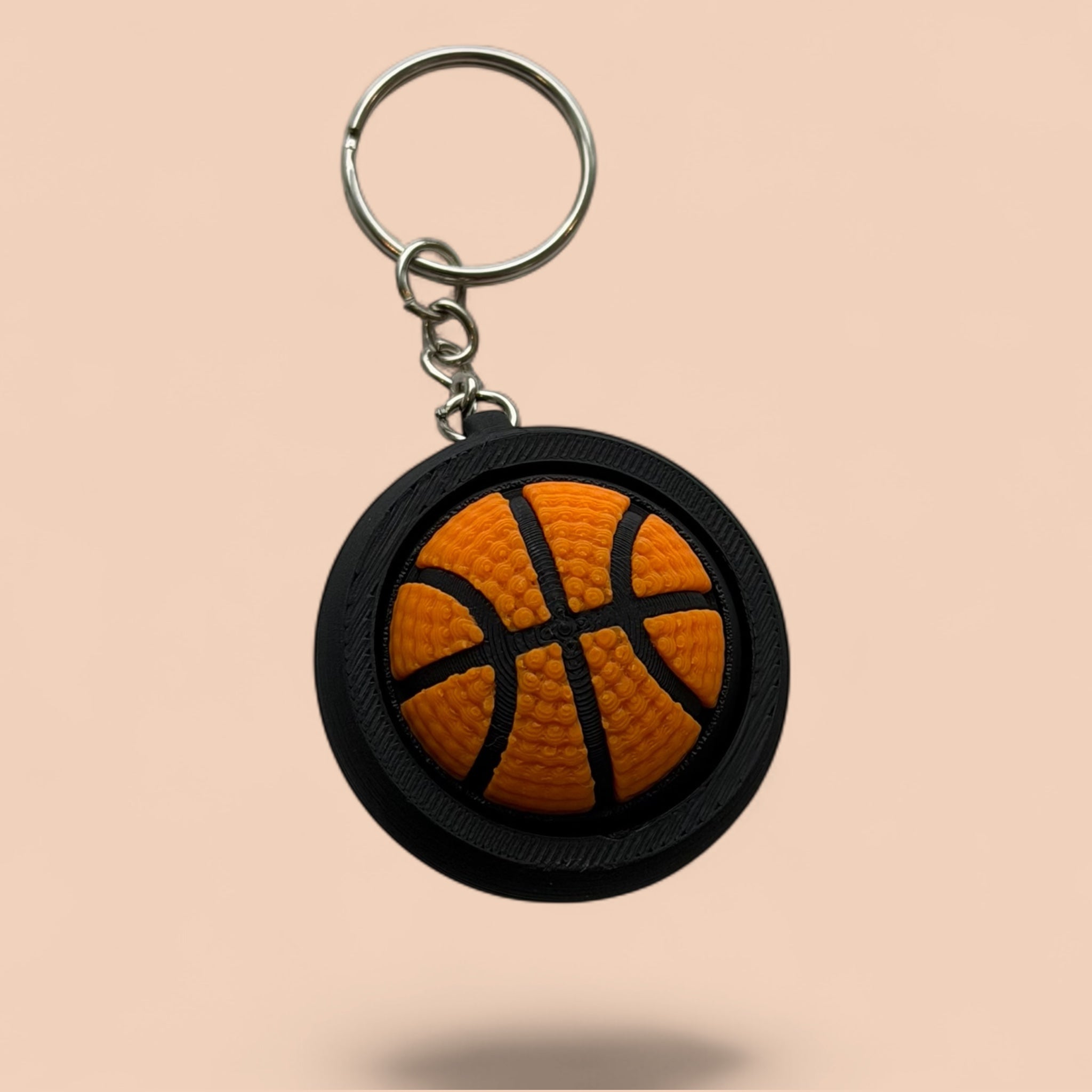 Basketball Spinner Keychain