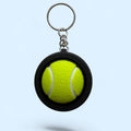 Tennis Ball Spinner Keychain