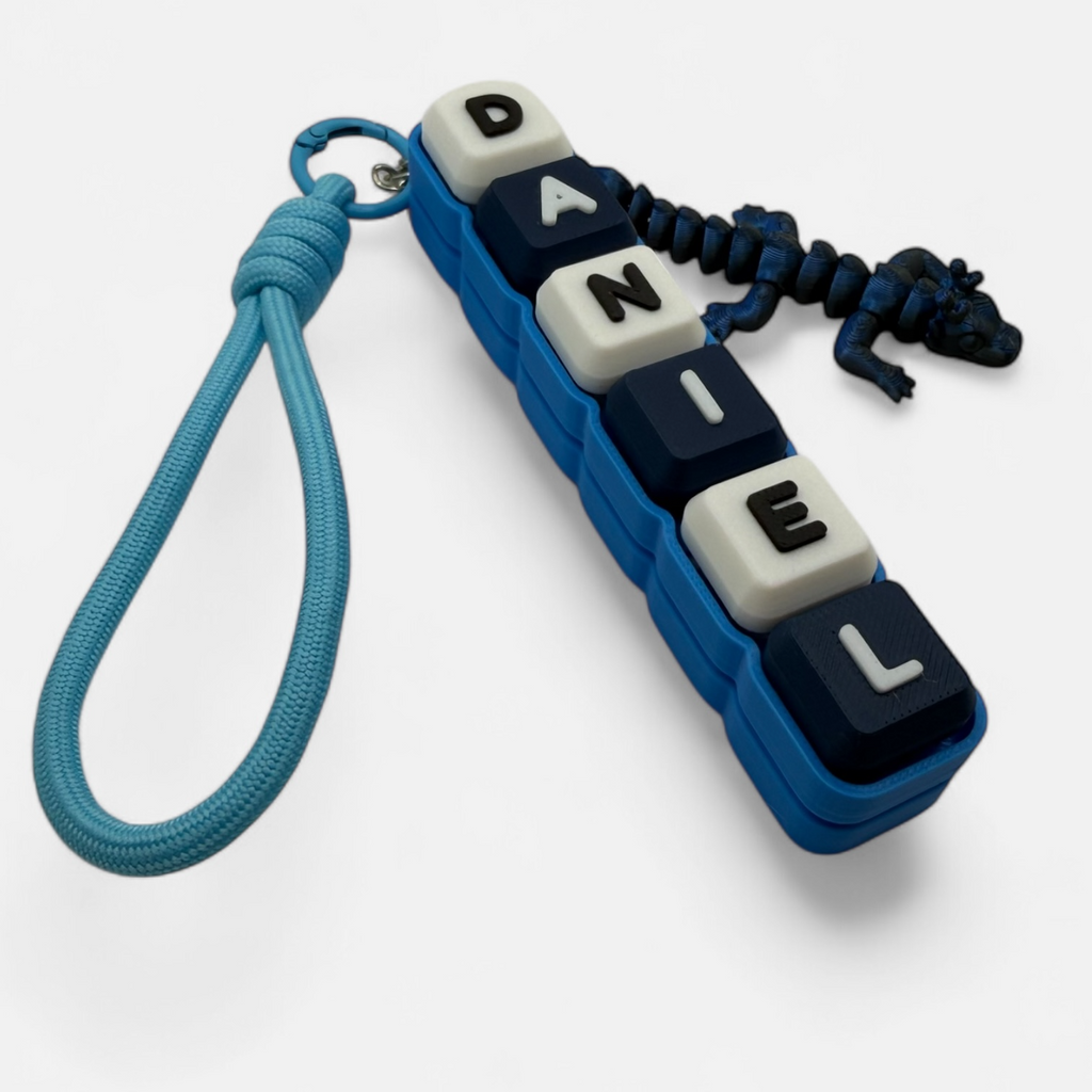 Six Letter Clicky Keychain