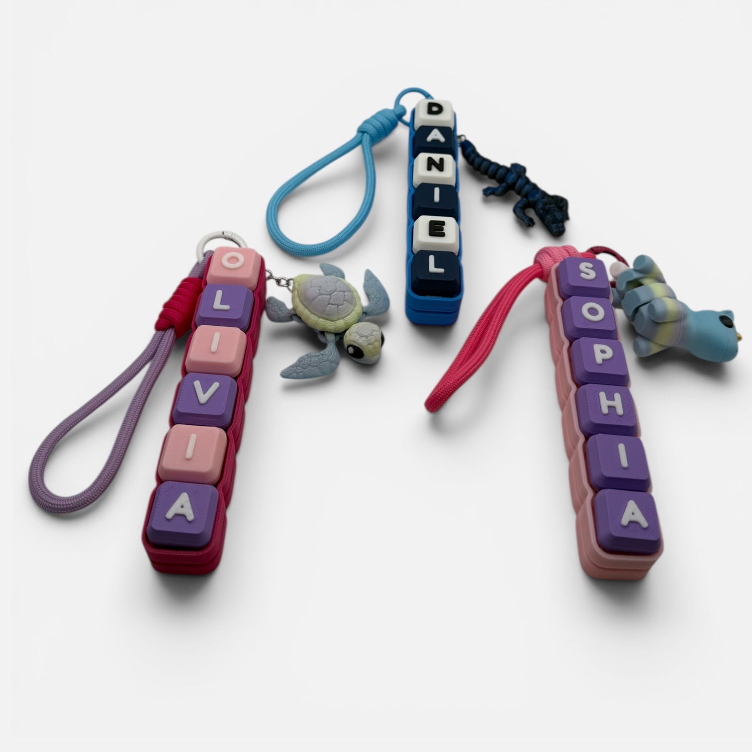 Six Letter Clicky Keychain